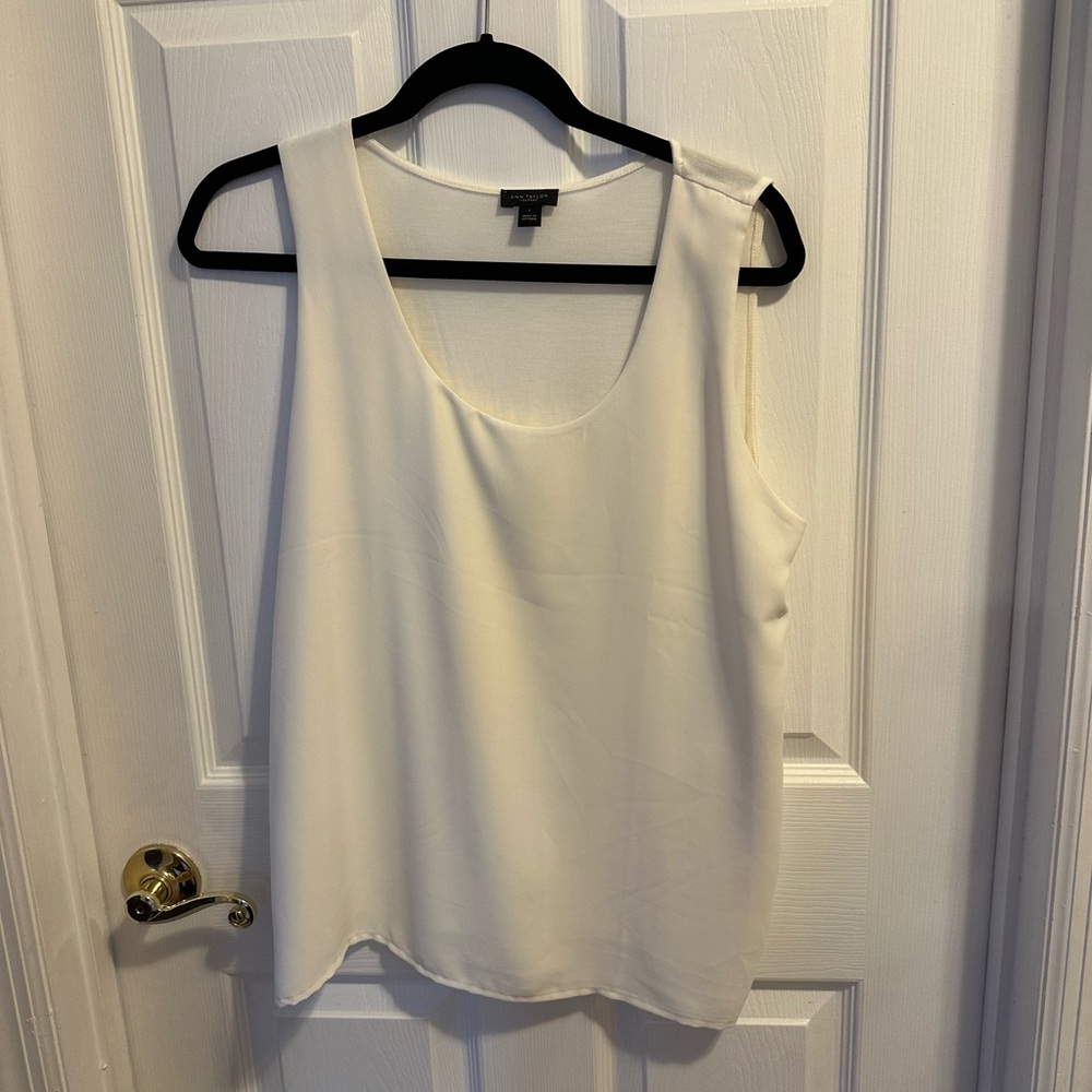 Elegant White Sleeveless Top